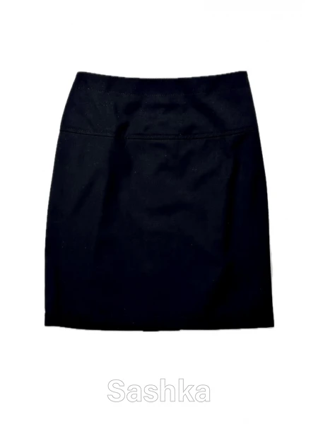 Спідниця для дівчинки Sashka шкільна пряма синя, розмір 116-146